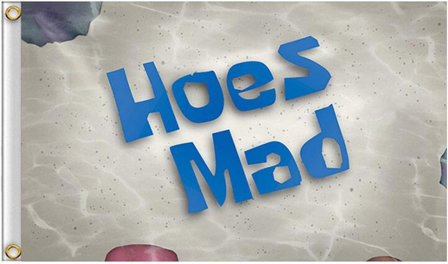 AUMIAU Hoes Mad Flag Banner 3x5Ft College Dorm Room Man