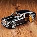CLEVER BOYS 1:24 Scale Diecast Vehicle Model Toy Cars with Sound and Light Pull Back Power for Kids Adults.(Black)