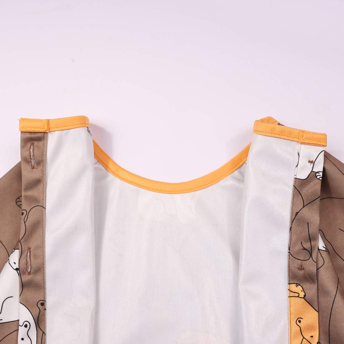 Orange 3 4 Ans Bebe Bavoir Repas Pour Peinture Manger Jeu Tablier Blouse Dalimentation Pour Ecole Maternelle Bavette A Manches Longues Motif De Animal Pour Garcons Filles Alec Yule Blouses Et Tabliers Youngunsofarizona Jeux