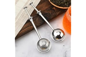 Generic Stainless Steel Flour Sifter for Baking, One-Handed Operation, Powder Sugar Shaker Duster, Baker's Dusting Wand Dispe