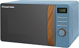 Russell Hobbs RHMD714BL 17 L 700 W Microwave Scandi Blue Wood Handle view 9