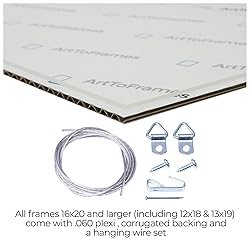 ArtToFrames 4x29 Inch Black Picture Frame, This