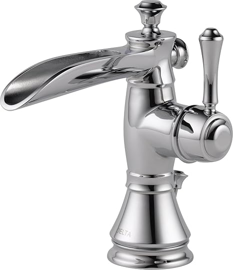 Delta Faucet Cassidy Single Handle Waterfall Bathroom Faucet With