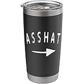 ASSHAT - Funny Friend Family Member Stainless Steel Insulated Tumbler