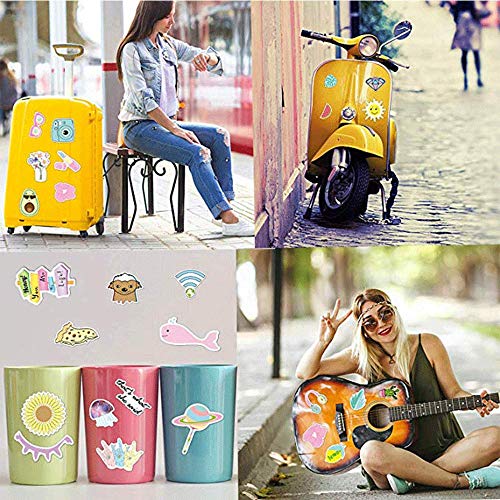 Vsco Girls Stickers for Water Bottles 35-Pack Cute Aesthetic Trendy Waterproof Vinyl Stickers for Teens Kids Girls and Boys, Perfect for Laptop Phone Travel Guitar Bike Helmet Car(Multi Colorful) - Thumbnail 6