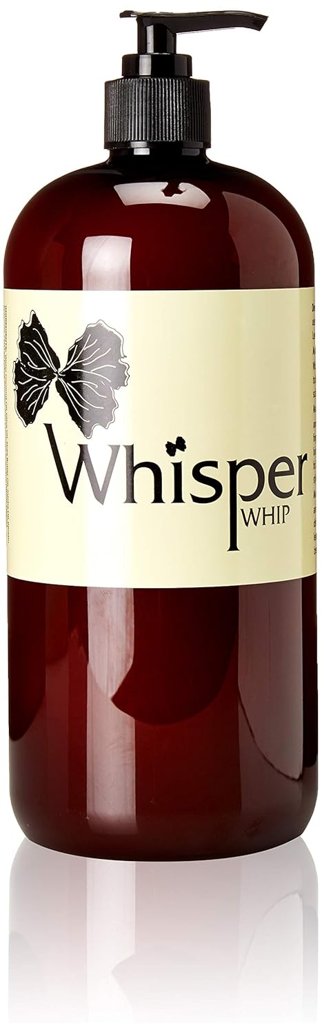 Whisper Whip-Leave in, Co-Wash Moisturizer & Detangler, and Deep Conditioner, Sulfate Free, 100% Keratin Based, helps to repair dry and heat damaged hair. For all hair types 32 oz. bonus size