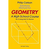 Amazon.com: Geometry: A High School Course: 9781441930842: Lang