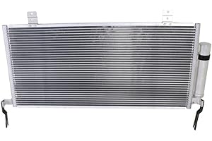 Kool-Vue A/C Condenser Compatible With 2004-2012 Mitsubishi Galant, 2.4 L With Receiver Drier Aluminum Core MI3030173