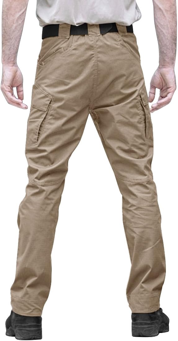 TACVASEN Men's Tactical Cargo Pants Outdoor Sport Military Ripstop Pants: Clothing