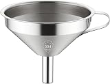 TIJAR Stainless Steel 10cm Funnel with Ring Holder – Food Grade, Dishwasher Safe view 1