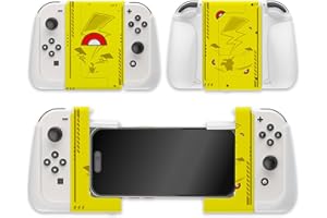 IFYOO SGSX1 Ergonomic Grip and Stand Combo Set for Switch Joycon Controller, for iPhone, Grip Case Holder Bracket for Joy Con - PKQ