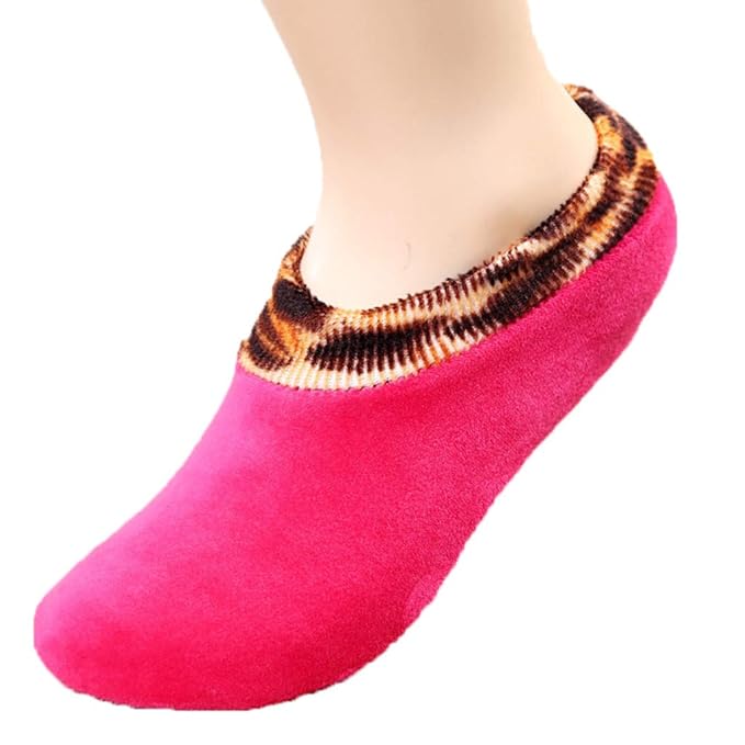 Amazon.com: Pantuflas de forro polar, antideslizantes ...