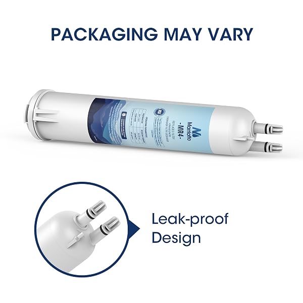 MARRIOTTO MRW4 REFRIGERATOR WATER FILTER COMPATIBLE WITH EDR3RXD1, 4396841, 4396710, FILTER 3, 46-9083,46-9030, 9030, 9083 REFRIGERATOR WATER FILTER | 2 PACK