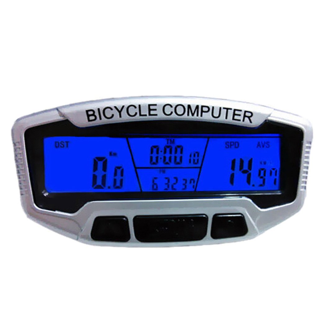 Amazon.com : SUNDING SD-558A Wired Bike Bicycle Computer Odometer  Speedometer with Back Light : Sports & Outdoors