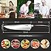 MasterGO Kitchen 8inch Chef Knife - Super Sharp Knife - Cooking Knife Professional - Best Chefs Knife and nice Sushi Knife - German High Carbon Stainless Steel Kitchen Knives for Man and Woman