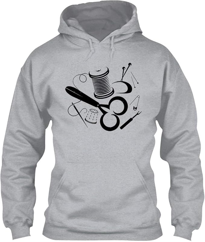 All White Quilting Quilter Hoodies, Long Hoodie, Hooded