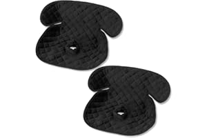 BicycleStore Piddle Pad Car Seat Protector, Waterproof Liner Potty Training Pads Machine Washable Toddlers Car Seat Baby Infants Saver Cover Mat for Child Stroller, Dinner Chair (New Black 2 Pack)