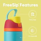 Owala FreeSip Insulated Water Bottle 710ml Stainless Steel BPA Free view 4