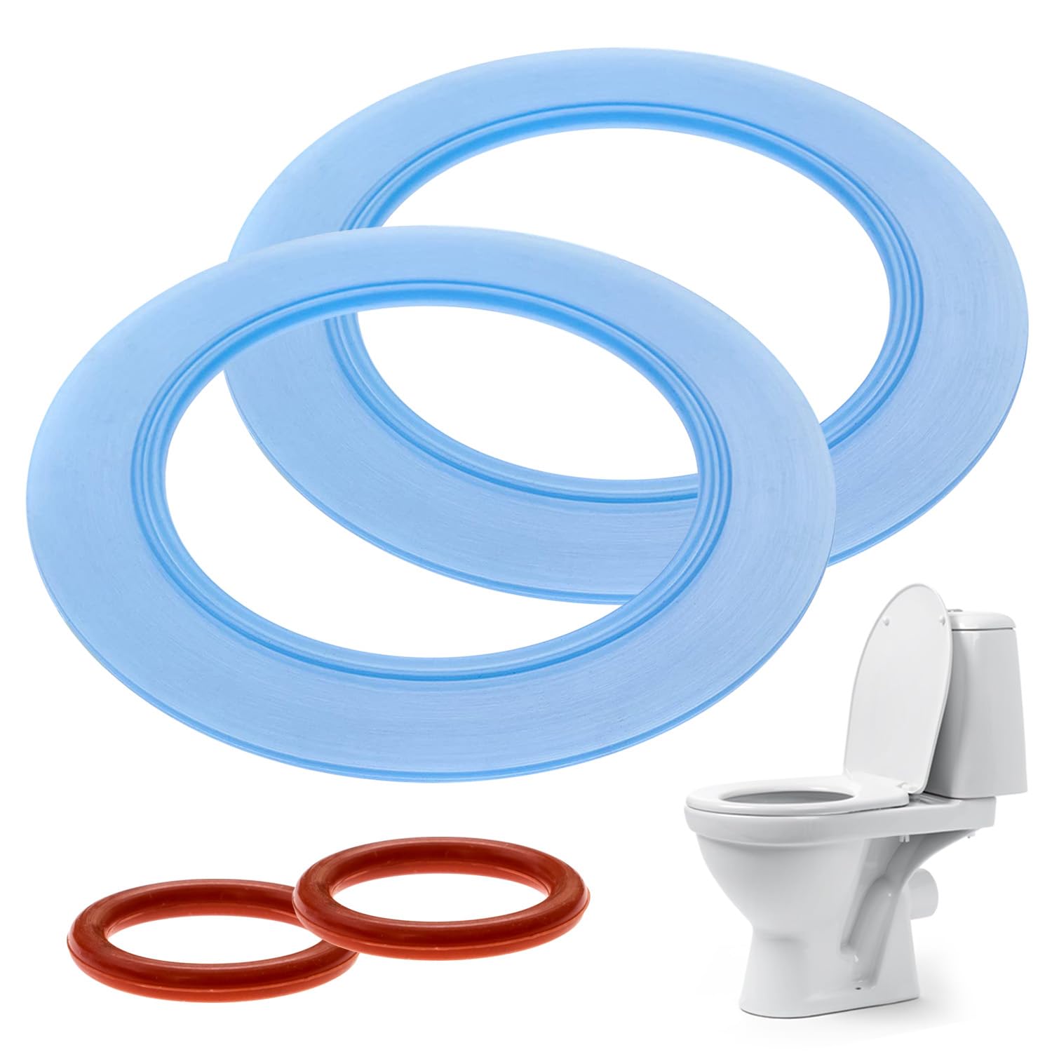 Impresa Products 2-Pack of American Standard -Compatible Canister Flush Valve Seal Kit Replacements for Toilets (Equivalent to Parts # 7301111-0070A / 7301111 0070A)