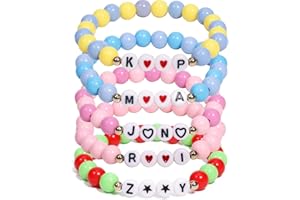 AICase for Kpop Demon Merch Toys Gifts Cosplay Bracelets Outfit Costume 5 Pcs Stackable Stretch Friendship Beaded Bracelets k pop Hunters Merchandise Jewelry Gifts for Fans Women Christmas Stocking_57