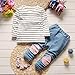 Lingery Toddler Kids Baby Outfits Hooded Stripe T-shirt Tops+Pants Clothes Set