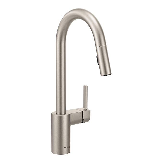 Moen 7565srs High Arc Pulldown Kitchen Faucet Faucetsreviewed