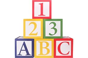 YOPEQOK 6 Pcs ABC Friend Street Party Decoration 30 x 30 cm Alphabet back to school party decorations，Graduation Favor Balloon Box Toy Inspire Birthday Party Decor for Celebration Christmas New Year