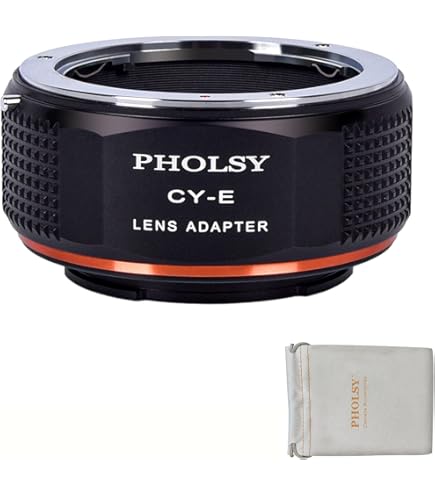 【未使用品】bones C/Y to Sony E Amazon.com : Fotasy C to E Mount Adapter - 16mm Cine Movie Lens