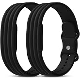 Sport Silicone Bands Compatible with Google Fitbit Air Band | Soft Breathable Water-Resistant Replacement Strap for Women Men Daily Wear,Sweatproof Wristband for Fitbit Air Accessories