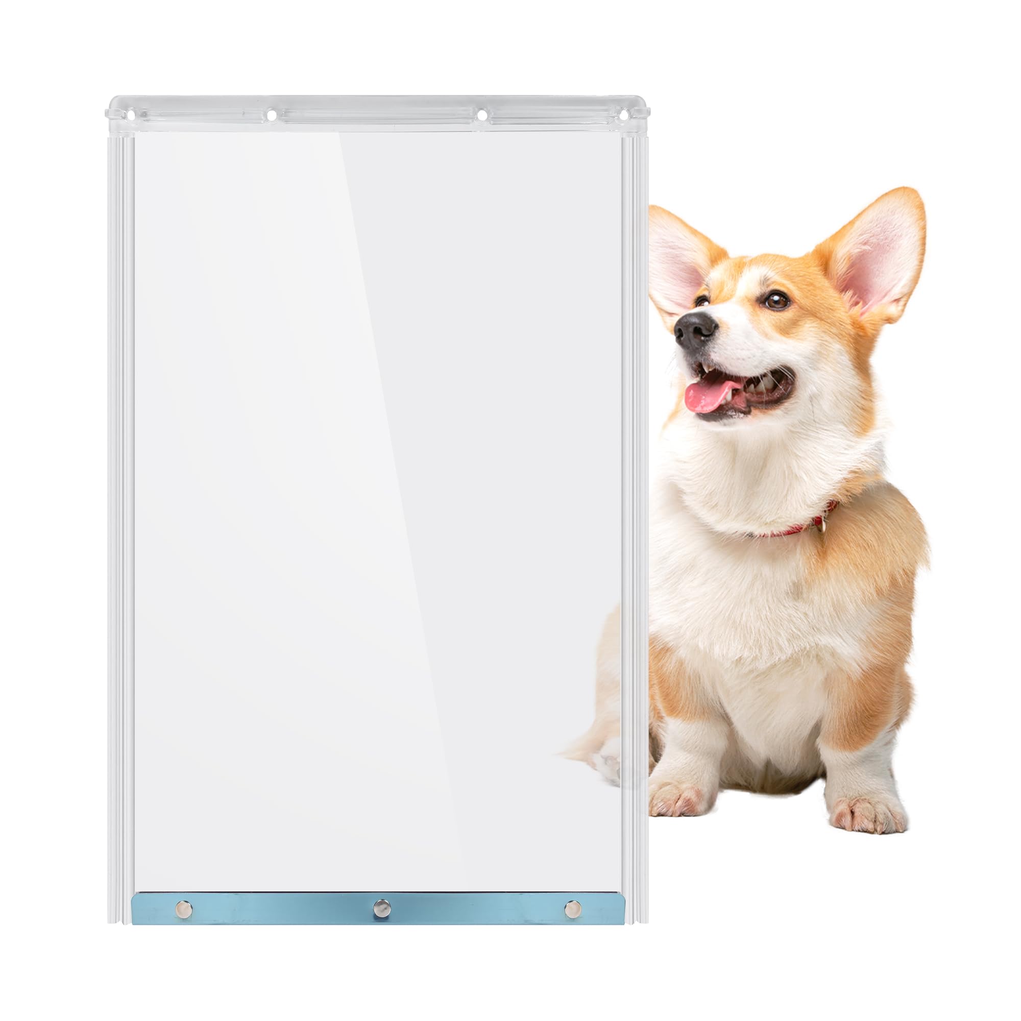 Photo 1 of Dog Door Replacement Flaps - Extra Large Measures 10.5" x 15", Dog Door Flap Compatible with Ideal Pet Original Plastic Pet Door - Replacement Flap, BPA Free, Less Shrinkage, Weather Resistant