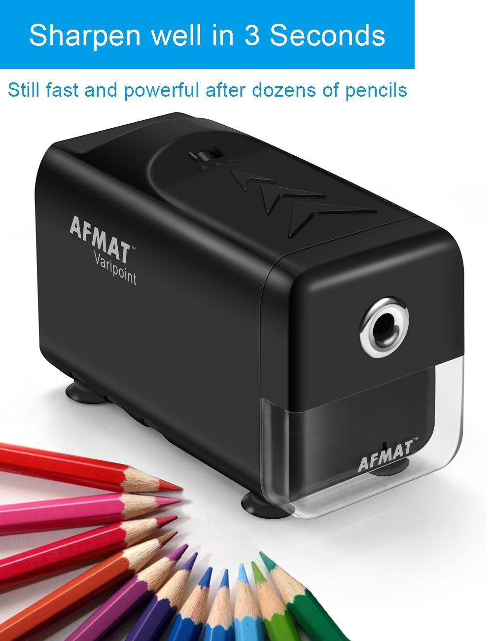 AFMAT Electric Pencil Sharpener Heavy Duty, CommercialIndustrial Pencil