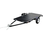 DK2 4 x 8 Single Axle Folding Utility Trailer, Load Capacity 1450 lb, Deck Length 8 ft, Deck Width 4 ft, Model# MFT4X8