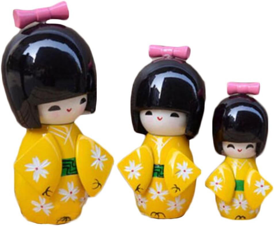 Japanese Traditional Wooden Beautiful Doll/Mini Doll/Gifts/Decoration A4 Amazon.co.uk Toys