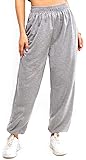 ZAFUL Women's High Waisted Solid Jogger Pants Outdoor Cargo Pants