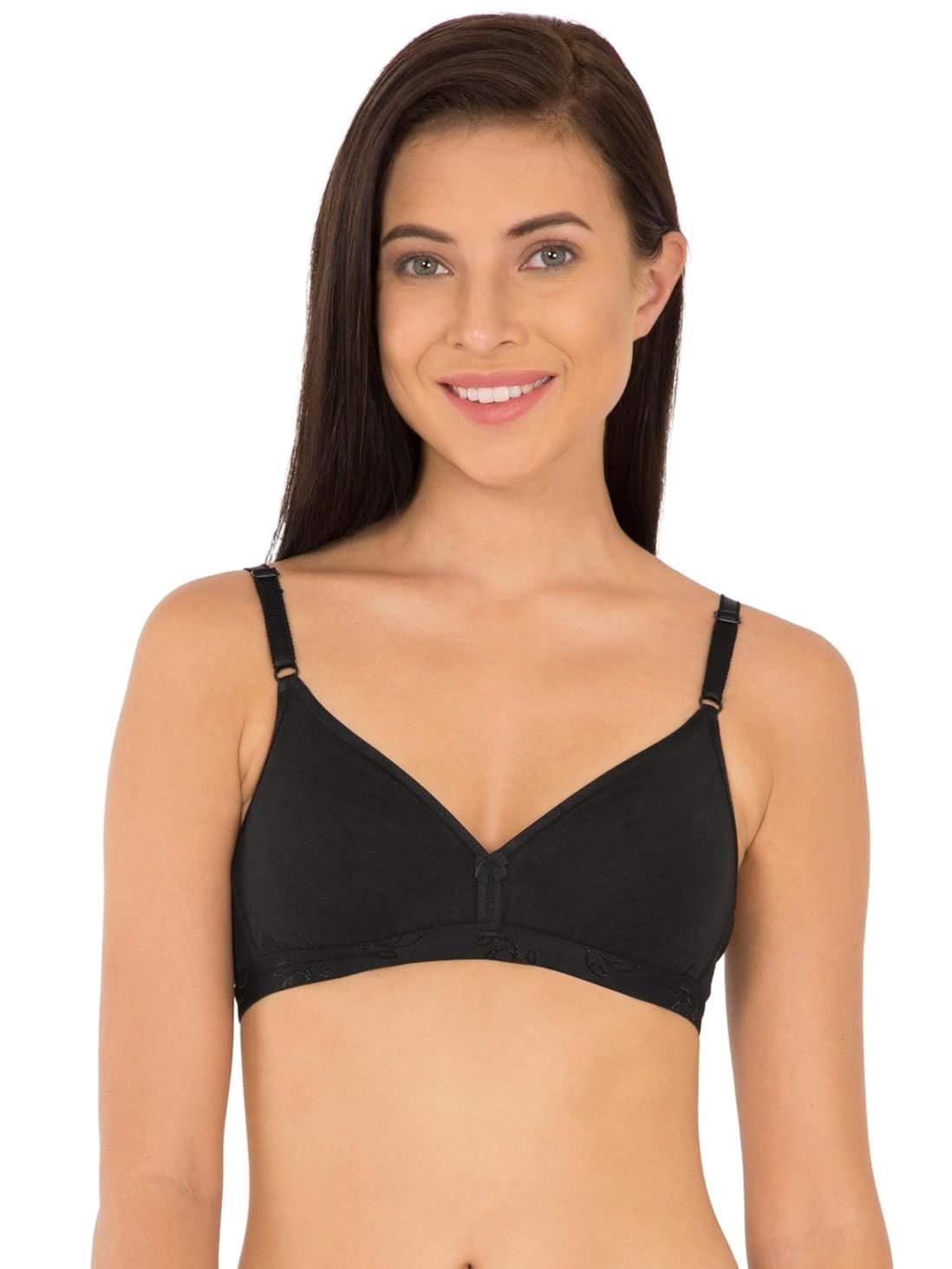 Buy Jockey Women's Bra (1581_Black_30B) at Amazon.in