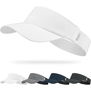 Sukeen Sports Sun Visor Hat for Women Men Lightweight Stretchy Quick Dry Cooling Athletic Visor Hat for Running, Tennis, Golf