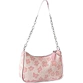 SweatyRocks Women's Floral Pattern Chain Strap Shoulder Bags Casual Hobo Hand Bag Clutch Purse | Floral Pattern, Chain Strap, Casual