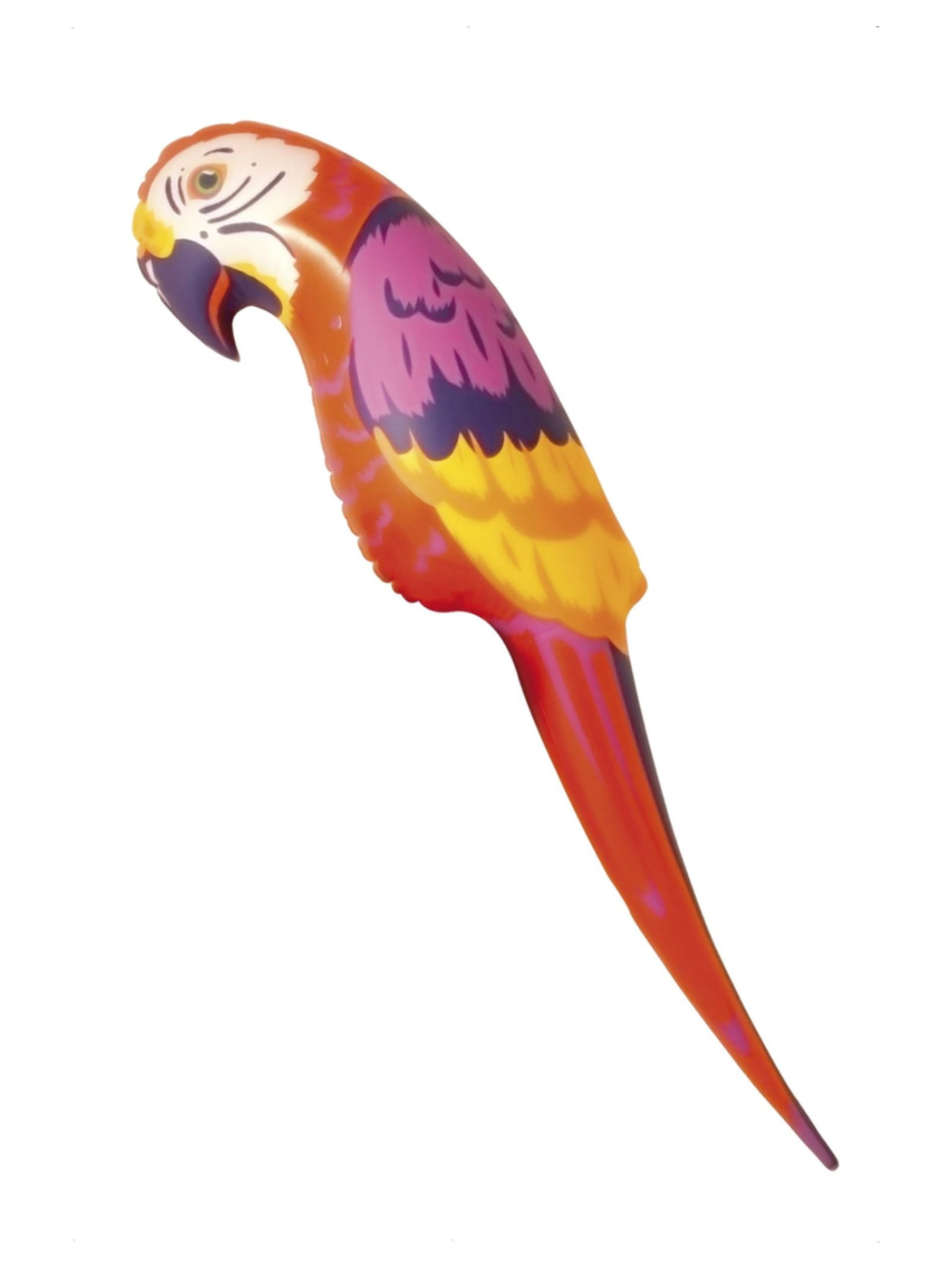 Smiffys Parrot, Red, Orange & Yellow Inflatable, 116cm / 46in, Pirate Fancy Dress, Pirate Dress Up Accessories Halloween