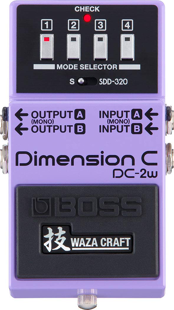 BOSS Dc-2W Waza Craft Dimension C Guitar Pedal, Dimension Experience with Complete Sonic Authenticity