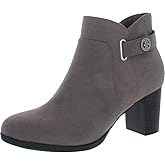 Giani Bernini Womens Artemyss Microsuede Heels Ankle Boots Gray 11 Medium (B,M)