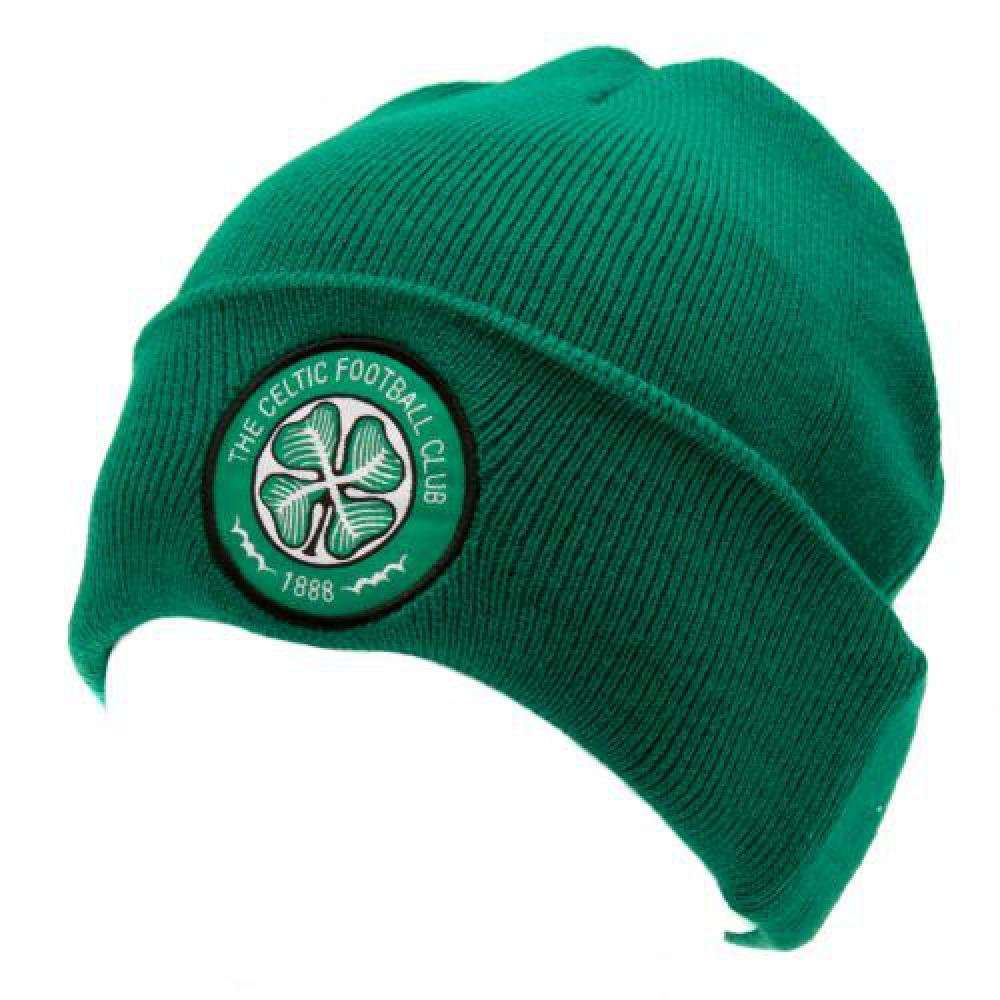 Official Celtic FC Knitted Hat Multicoloured