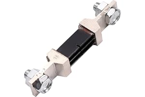 Fielect 300A 75mV DC Current Meter Shunt Resistor Resistance for DC Ammeter Shunt FL-2