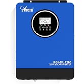 Anern Dual Voltage Hybrid Solar Inverter 4200W 24V 2300W 12V to 220-230VAC | Pure Sine Wave Off-Grid Inverter with 120A MPPT Solar Charge Controller, Fit for 12V/24V Lithium Lead-Acid Gel Battery