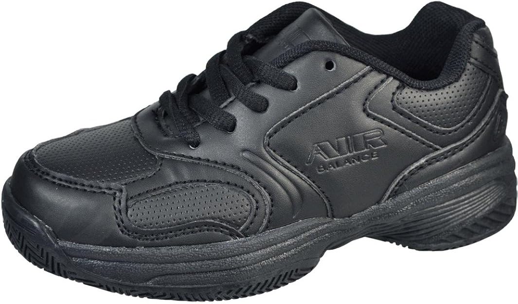 Air Balance Boys Strap Black Shoes Sneakers