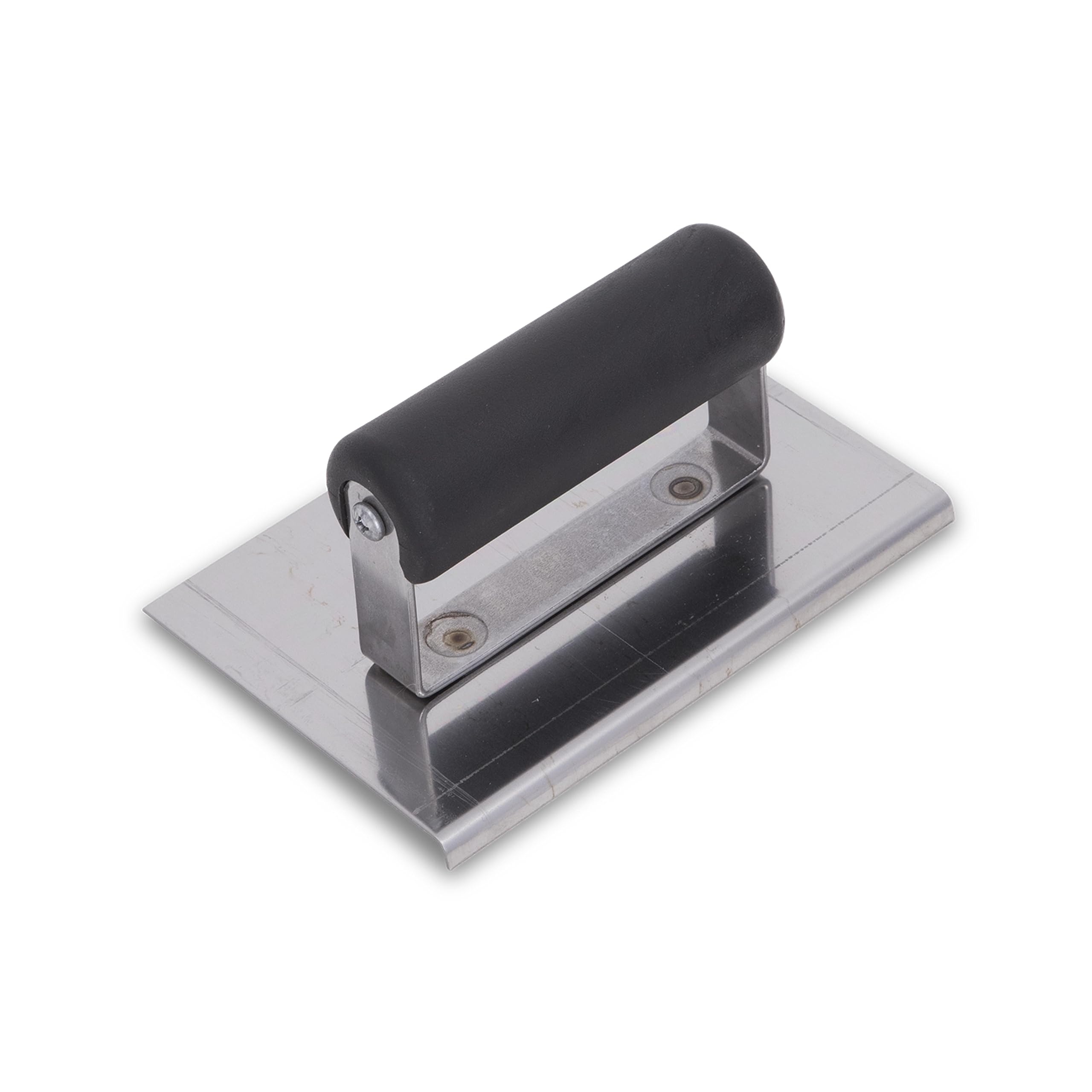 Marshalltown CE503SP Stainless Steel Edging Trowel with Plastic Handle, Concrete Rounding, Radius: 3mm, Lip: 6mm, Dimensions: 152x76mm