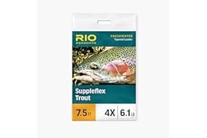 Rio Fishing Products Suppleflex Trout Leaders, 3 Pack