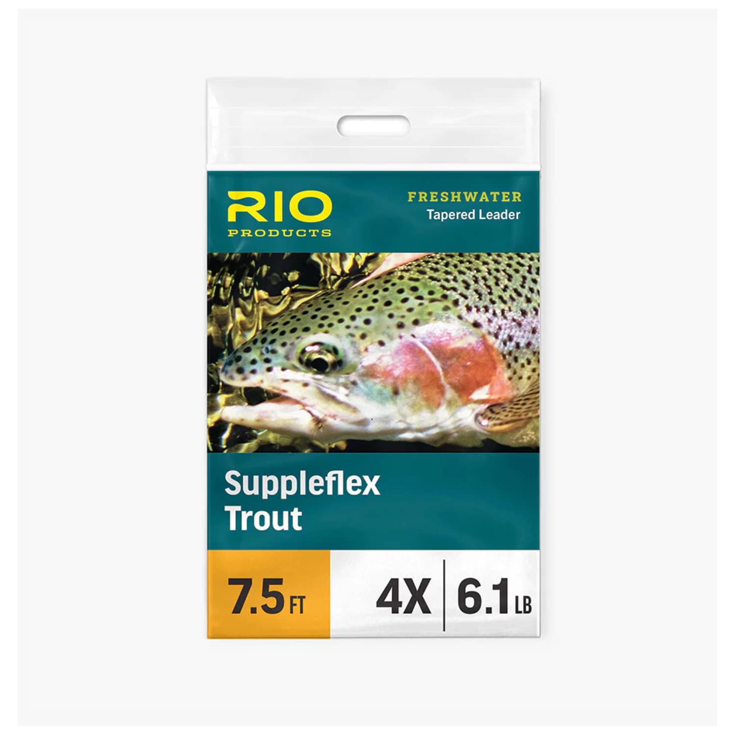 RIO Products Suppleflex Trout Leaders 7.5ft 6X, 3 Pack