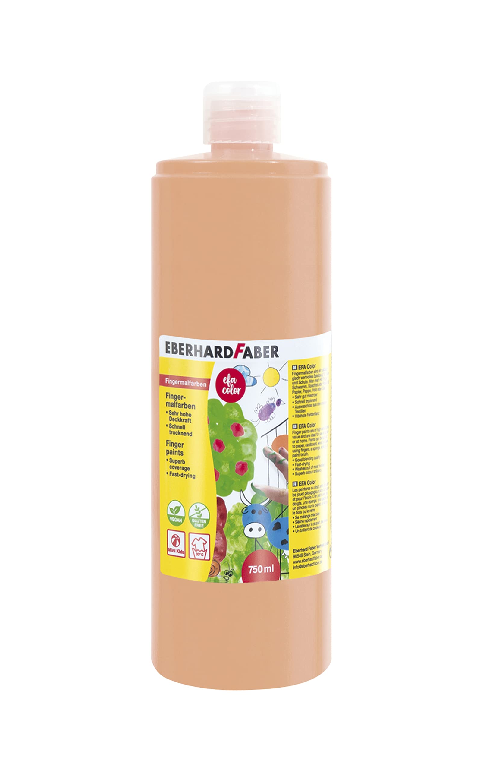 Eberhard Faber 578932 Finger Paint in Bottle 750 ml Beige