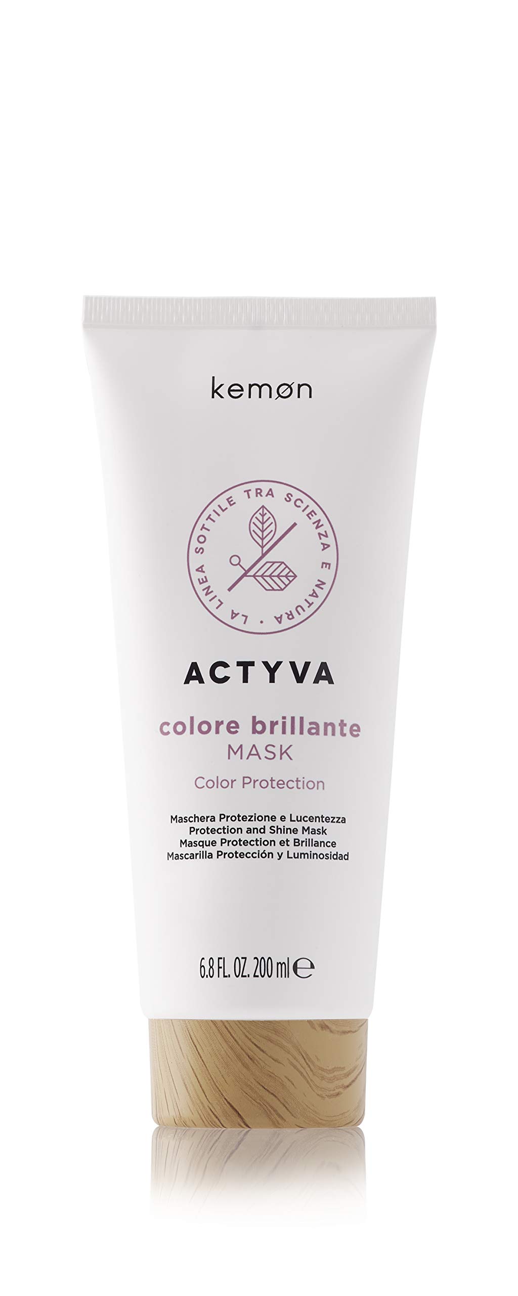 Kemon Actyva Colore Brilliant Mask - Hair Mask for Coloured and Damaged Hair, Intensive Hair Care, 200 ml
