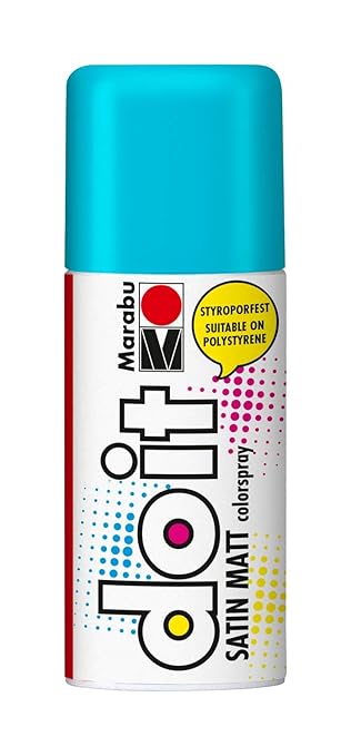 Marabu 21070006150 - Do it Satin Matt, Colorspray auf Acrylbasis, styroporfest, schnell trocknend, sehr gute Deckkraft, wette